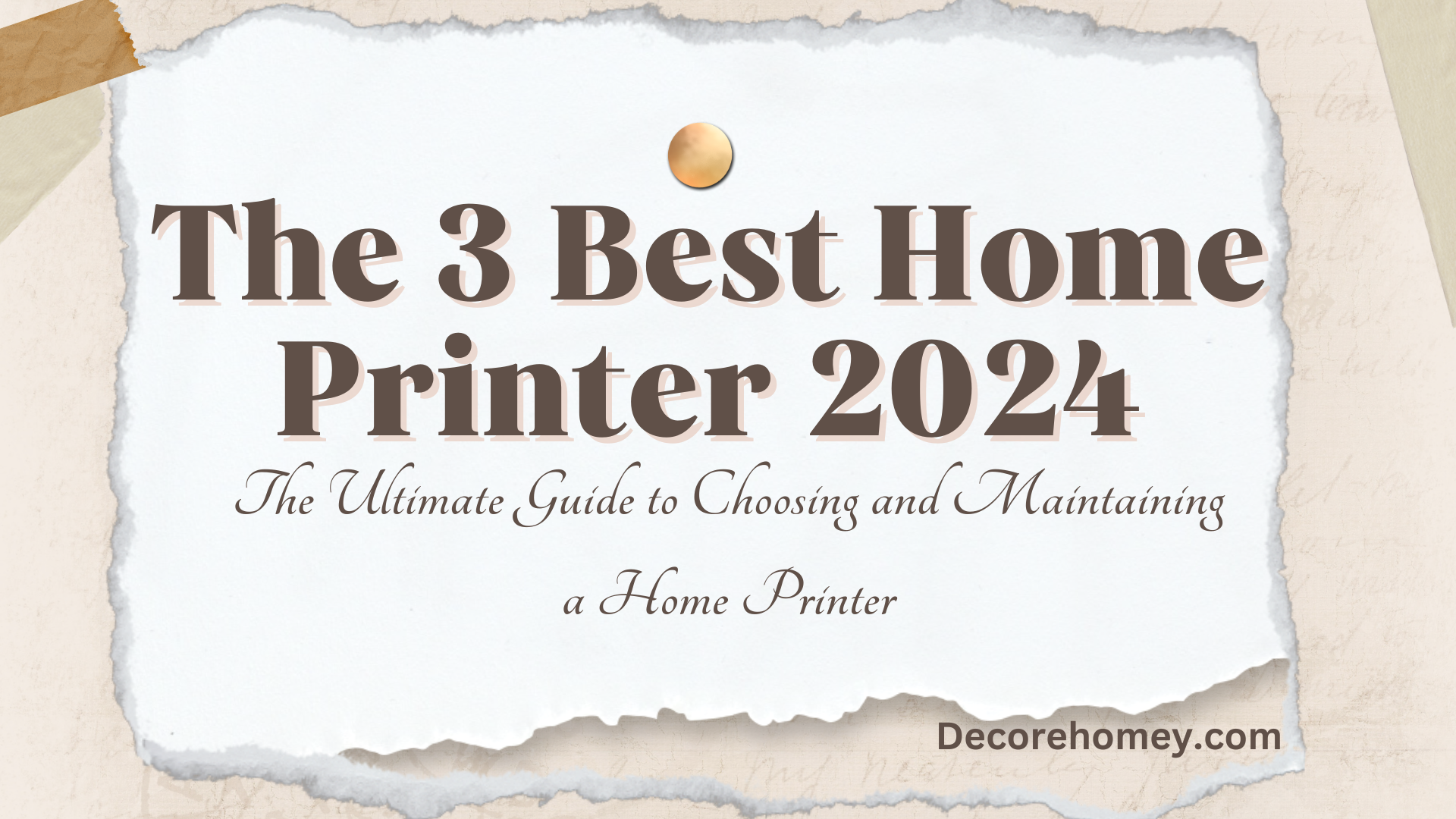 You are currently viewing The 3 Best Home Printer 2024