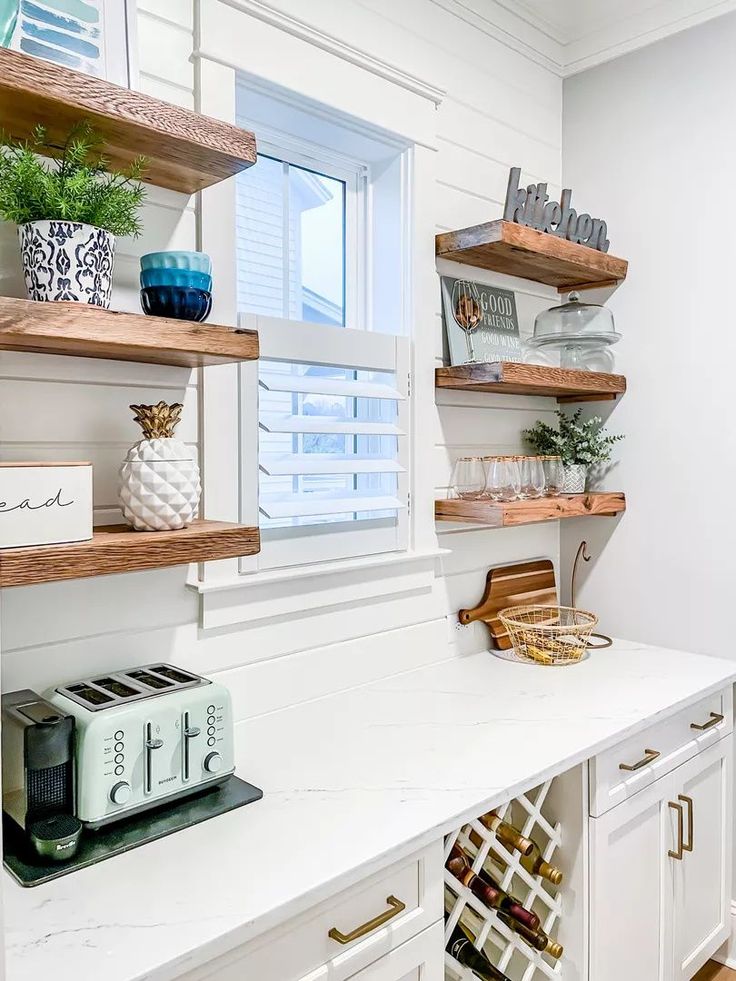 Kitchen Wall Shelves